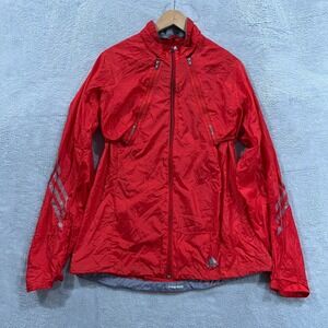 ADIDAS Supernova‎ Running Jacket Women's Large Red Lightweight 2 Pcs Vest